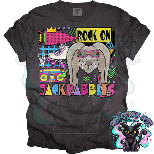 90S Rock On Jackrabbits Roller Skating Mascot