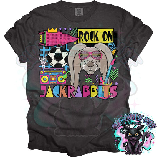 90S Rock On Jackrabbits Soccer Mascot