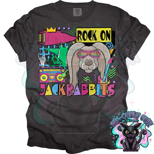 90S Rock On Jackrabbits Wrestling Mascot