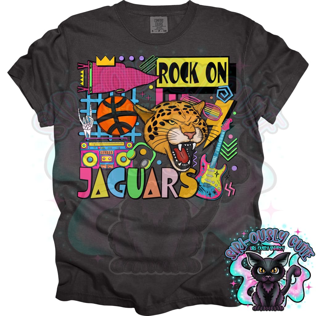 90S Rock On Jaguars Basketball Mascot