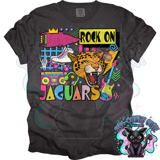 90S Rock On Jaguars Roller Skate Mascot