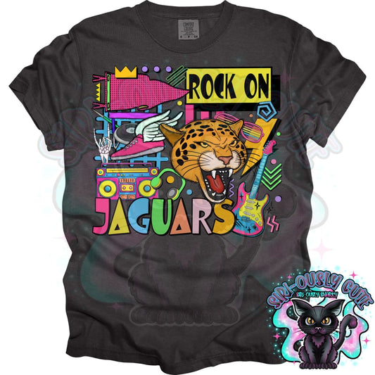 90S Rock On Jaguars Track And Field Mascot