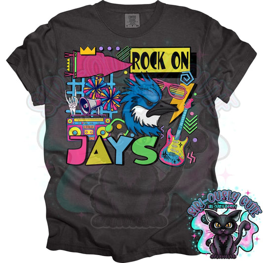 90S Rock On Jays Cheer Mascot