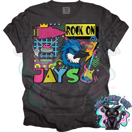 90S Rock On Jays Curling Mascot