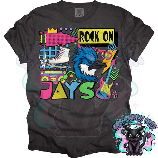 90S Rock On Jays Ice Skate Mascot