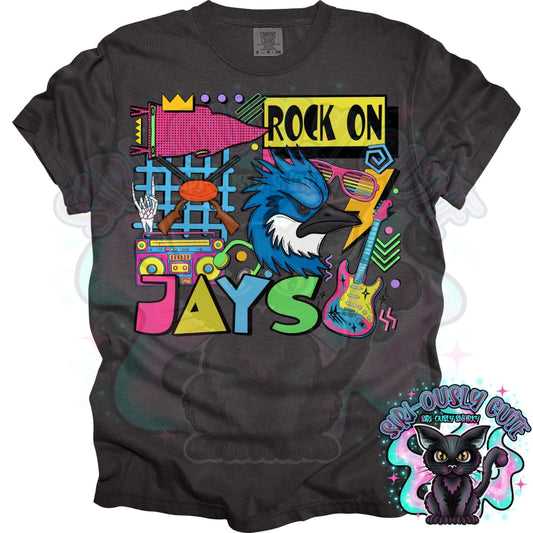 90S Rock On Jays Shooting Mascot