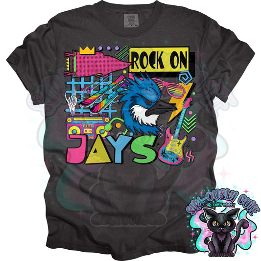 90S Rock On Jays Skiing Mascot
