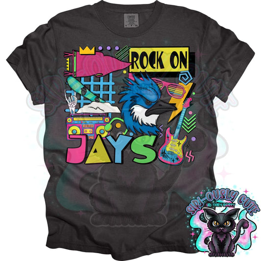 90S Rock On Jays Snowboarding Mascot