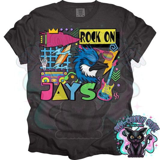 90S Rock On Jays Surfing Mascot