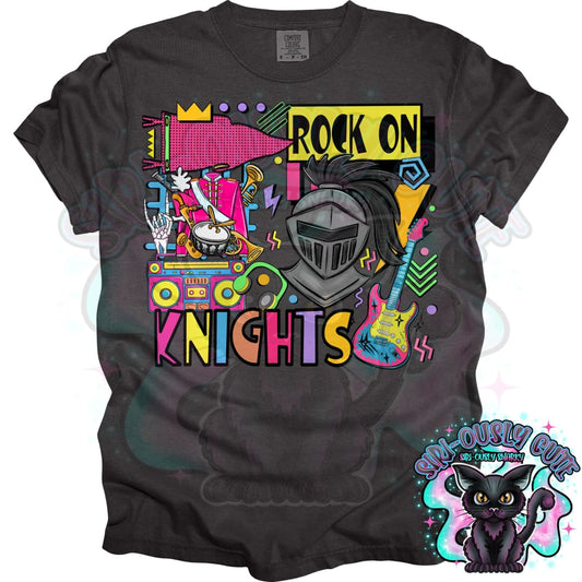 90S Rock On Knights Marching Band Mascot