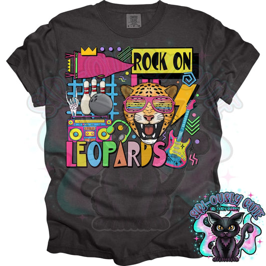 90S Rock On Leopards Bowling Mascot