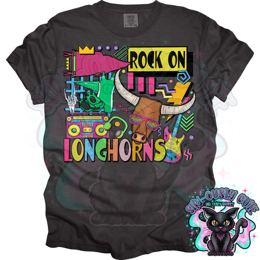 90S Rock On Longhorns Wrestling Mascot
