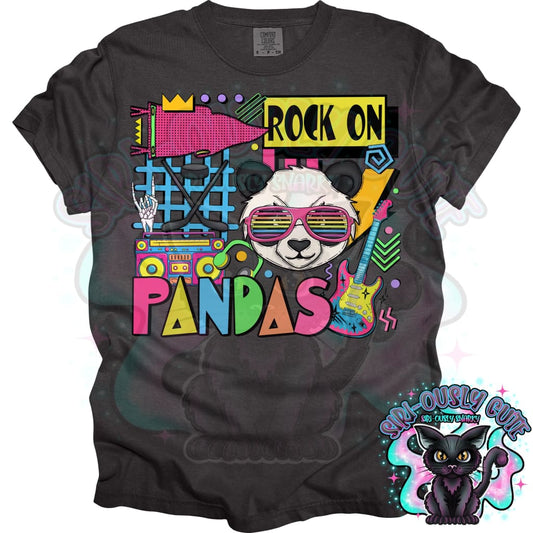 90S Rock On Pandas Hockey Mascot