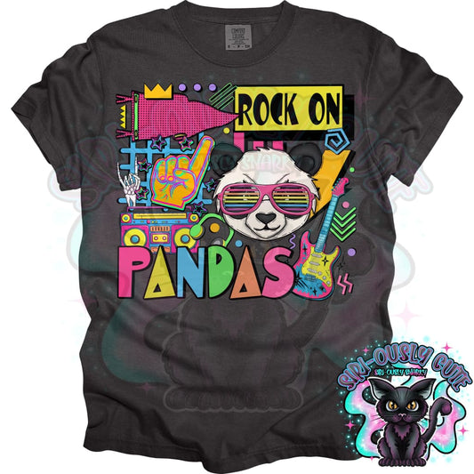 90S Rock On Pandas Mascot