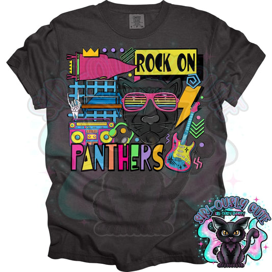 90S Rock On Panthers Gymnastics Mascot
