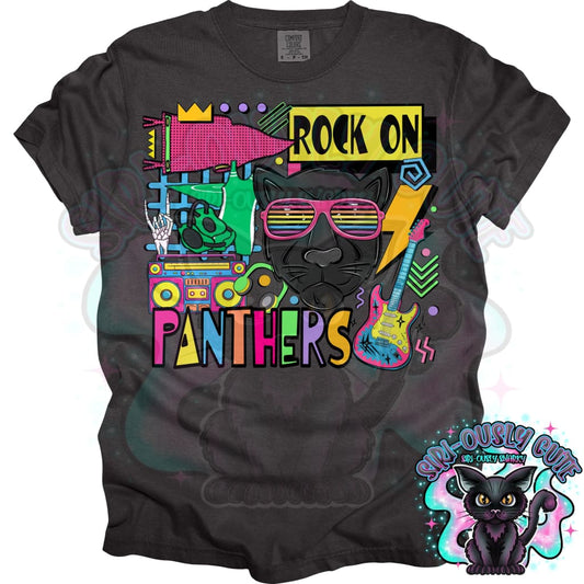 90S Rock On Panthers Wrestling Mascot