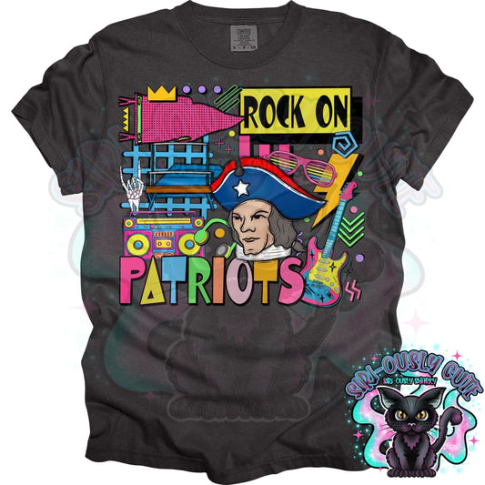 90S Rock On Patriots Gymnastics Mascot