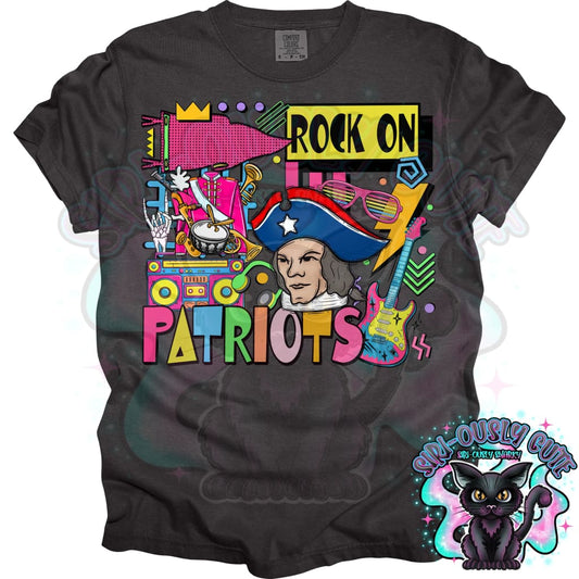 90S Rock On Patriots Marching Band Mascot