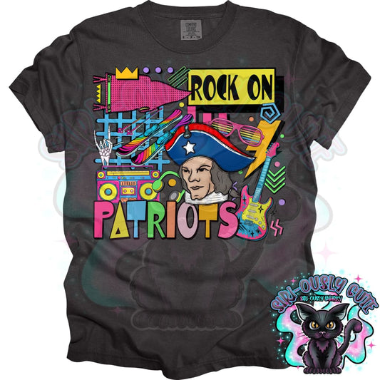 90S Rock On Patriots Skiing Mascot