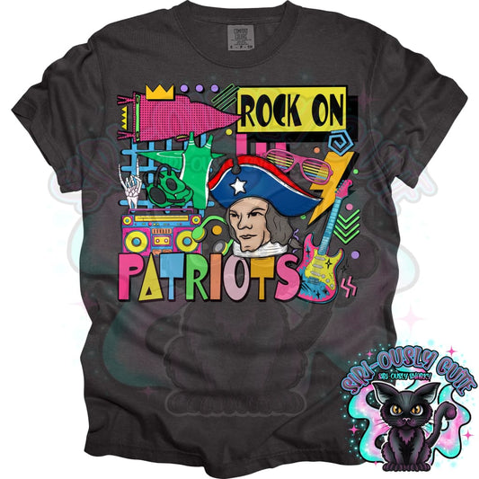 90S Rock On Patriots Wrestling Mascot