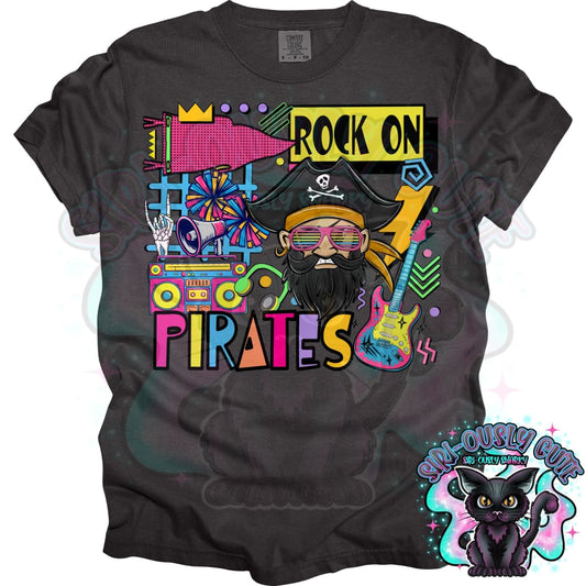 90S Rock On Pirates Cheer Mascot