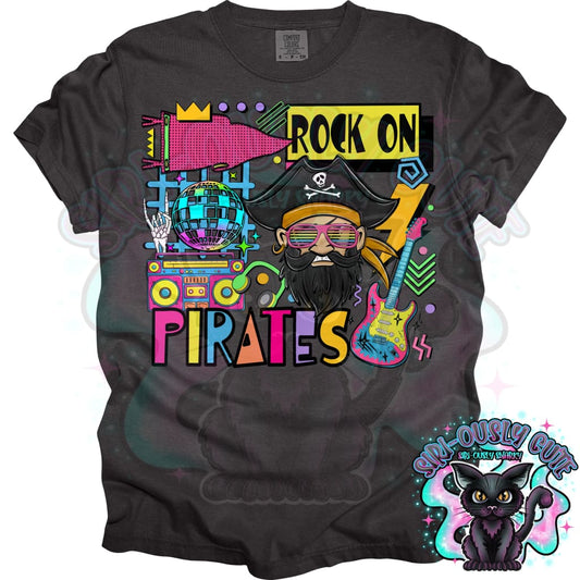 90S Rock On Pirates Dance Mascot