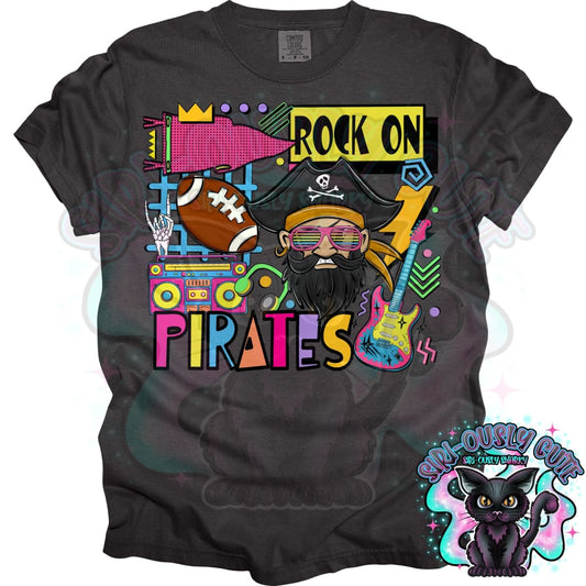 90S Rock On Pirates Football Mascot