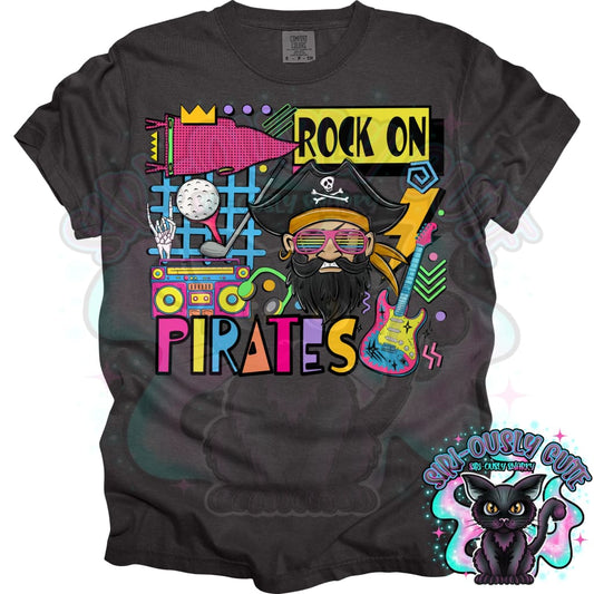 90S Rock On Pirates Golf Mascot