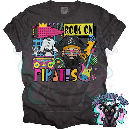 90S Rock On Pirates Karate Mascot