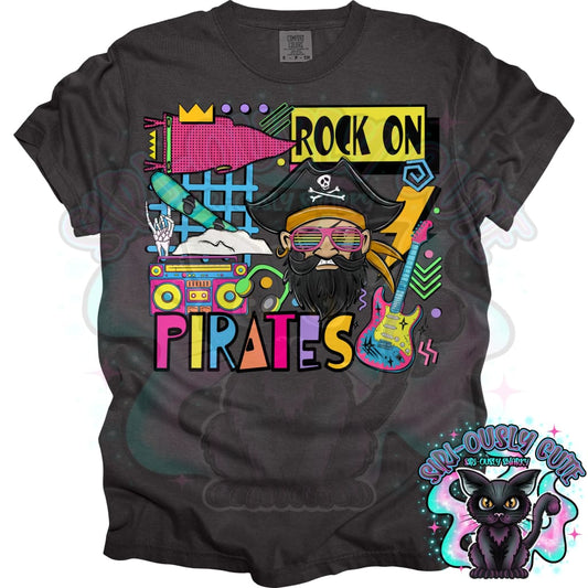 90S Rock On Pirates Snowboarding Mascot