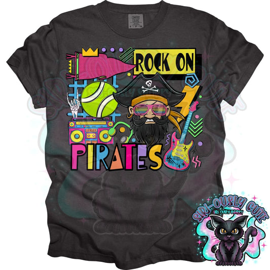 90S Rock On Pirates Tennis Mascot