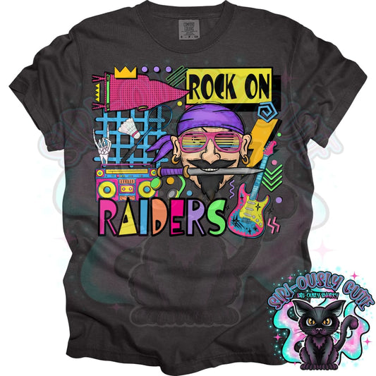 90S Rock On Raiders Badminton Mascot