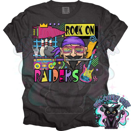 90S Rock On Raiders Bowling Mascot