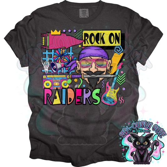 90S Rock On Raiders Cheer Mascot