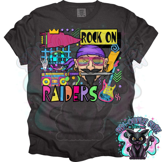 90S Rock On Raiders Dance Mascot