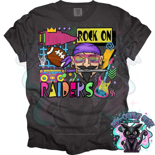 90S Rock On Raiders Football Mascot
