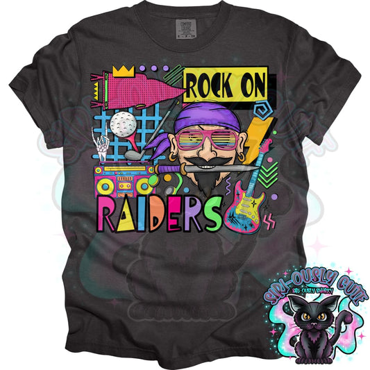 90S Rock On Raiders Golf Mascot