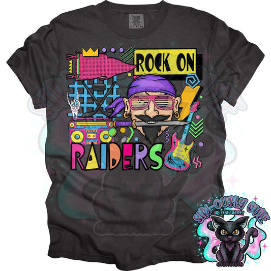 90S Rock On Raiders Hockey Mascot