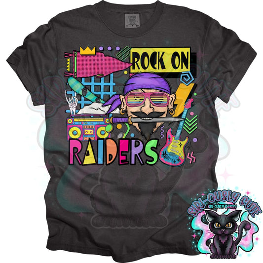 90S Rock On Raiders Snowboarding Mascot