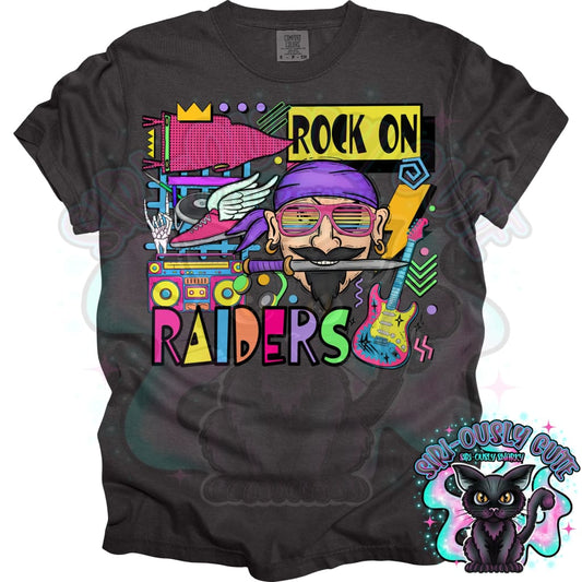 90S Rock On Raiders Track And Field Mascot