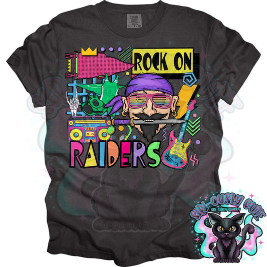 90S Rock On Raiders Wrestling Mascot