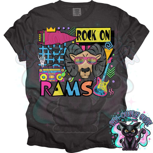 90S Rock On Rams Hockey Mascot