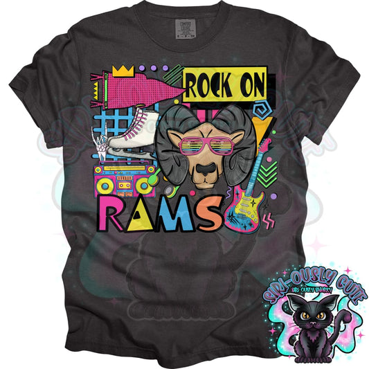 90S Rock On Rams Ice Skating Mascot