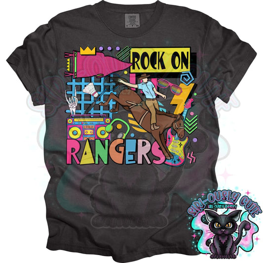 90S Rock On Rangers (Cowboy) Badminton Mascot
