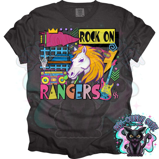 90S Rock On Rangers (Horse) Gymnastics Mascot