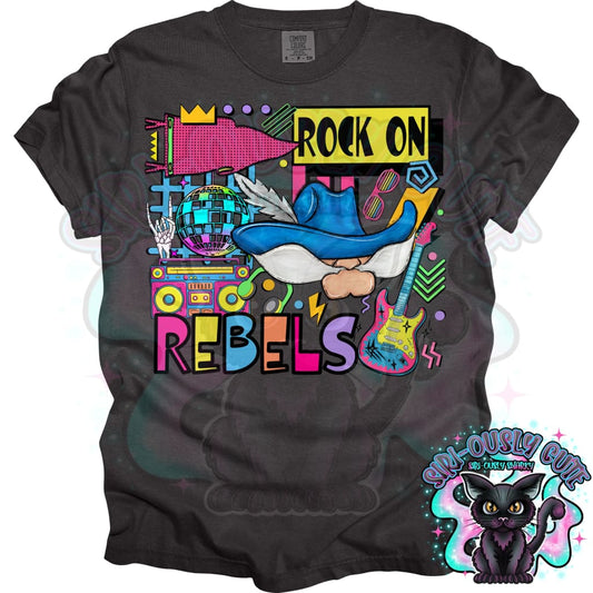 90S Rock On Rebels Dance Mascot