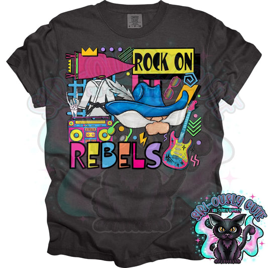 90S Rock On Rebels Karate Mascot