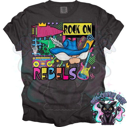 90S Rock On Rebels Wrestling Mascot