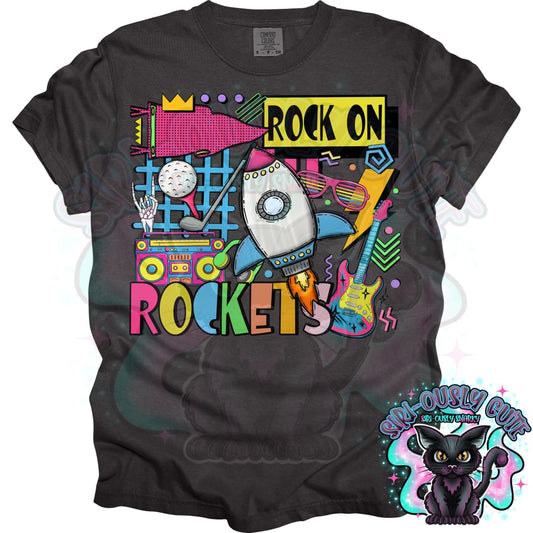 90S Rock On Rockets Golf Mascot