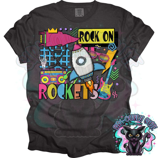 90S Rock On Rockets Hockey Mascot